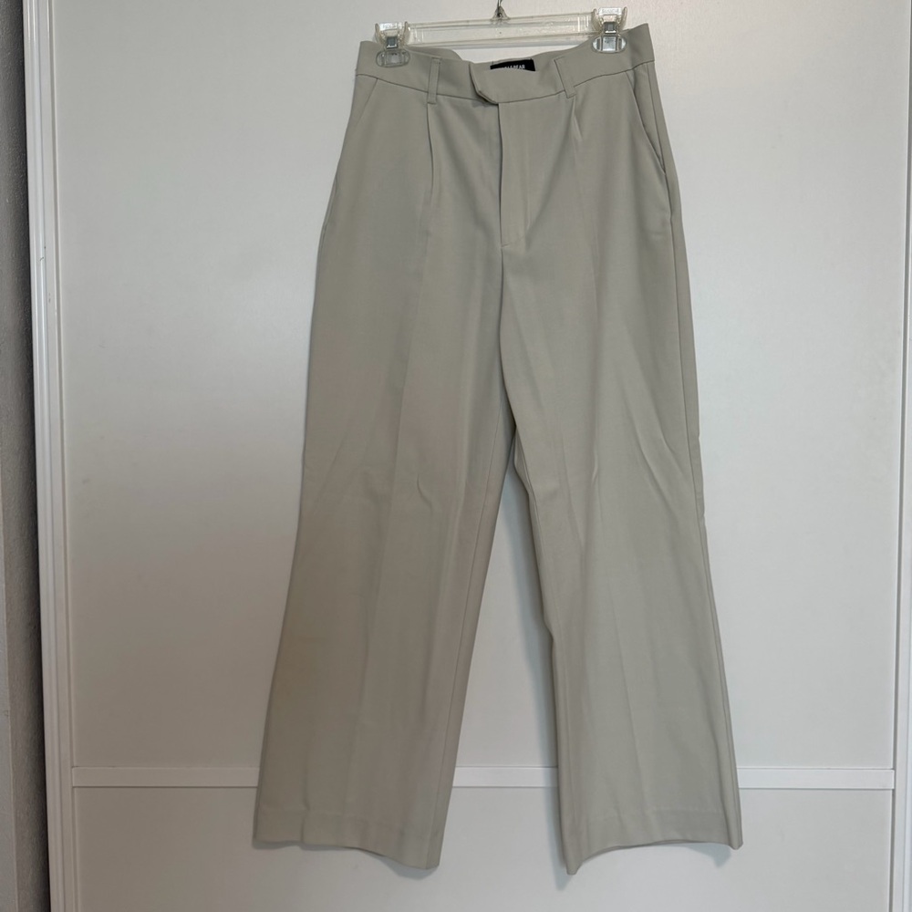 Pull&Bear Cream Trousers